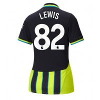 Manchester City Rico Lewis #82 Bortatröja Kvinnor 2024-25 Korta ärmar